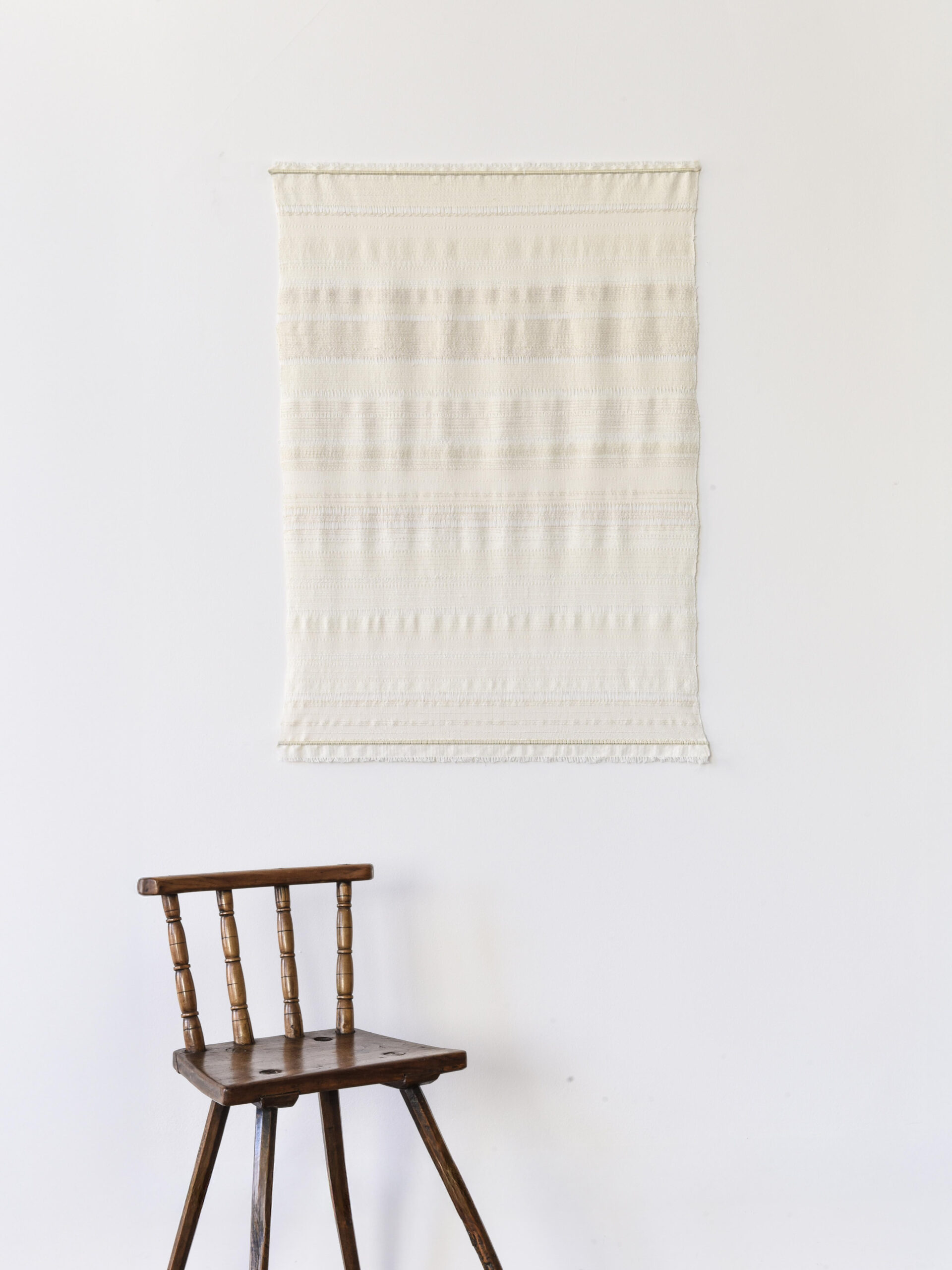Cotton, wool & cashmere blend wallhanging