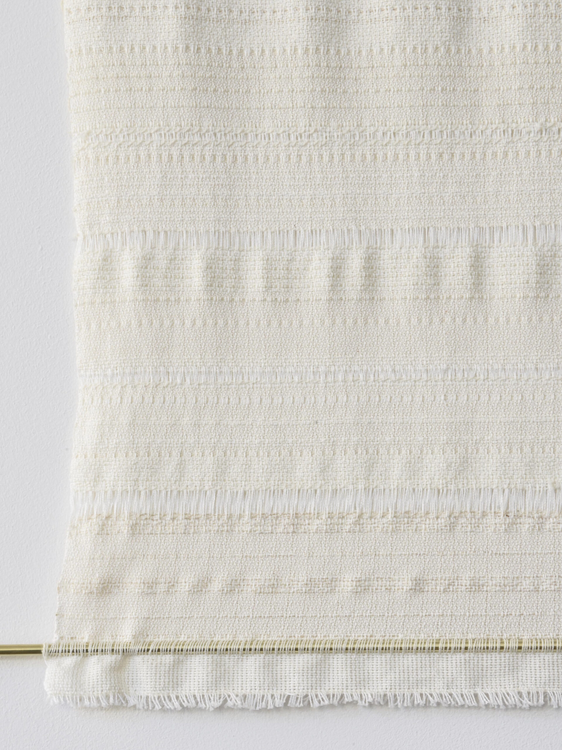 Cotton, wool & cashmere blend wallhanging details